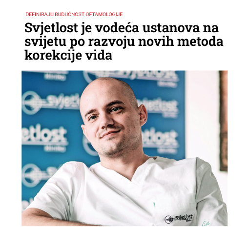 Definiraju budućnost oftalmologije (Jutarnji list)